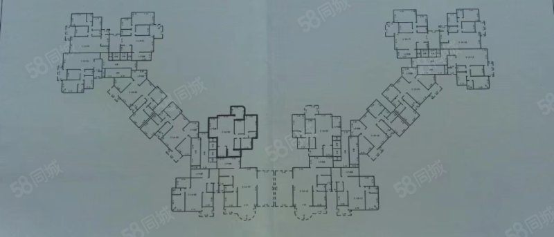 粮贸大厦2室2厅1卫98㎡南45万