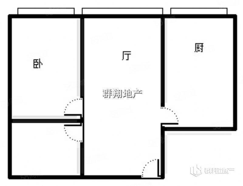 万象上东1室1厅1卫55.74㎡南北90万