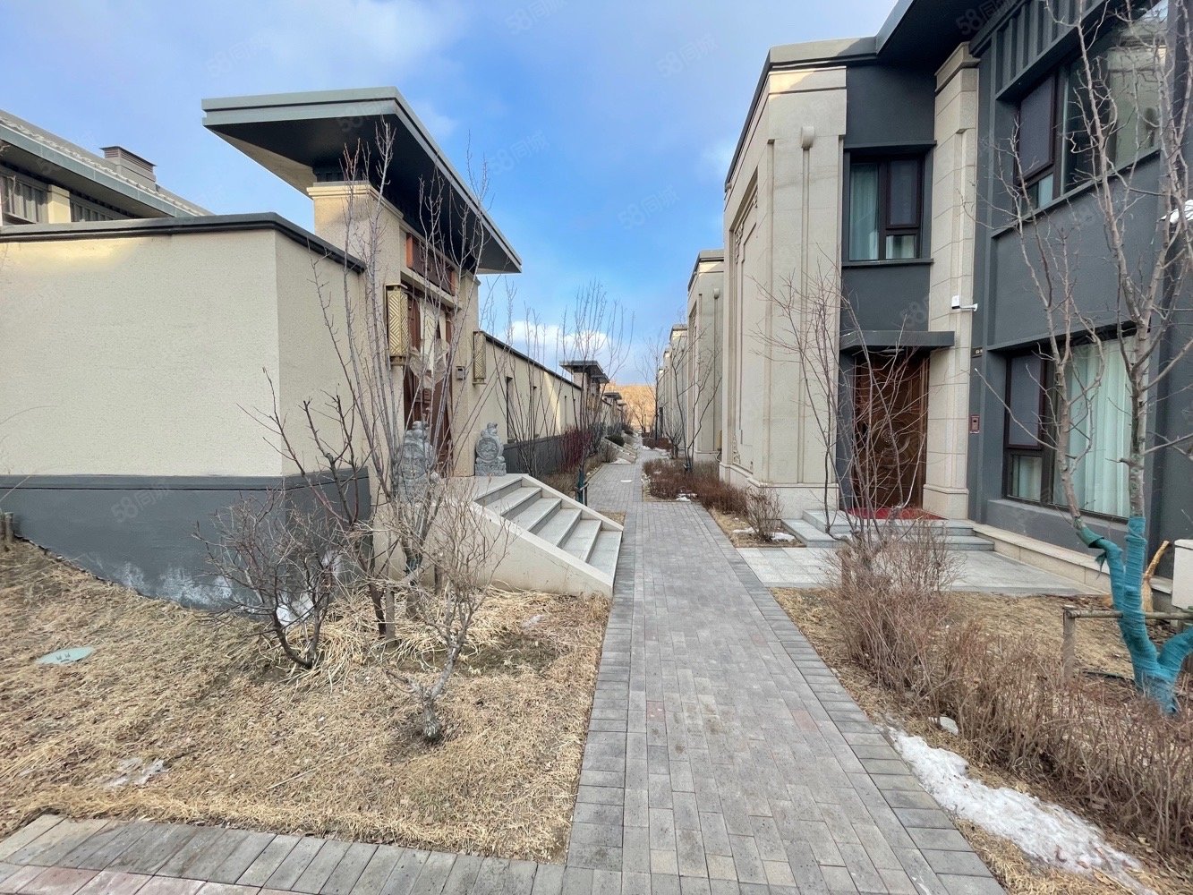 别墅 边户 图片 保真 大合院 大花园,世茂莲花山小镇-长春58同城