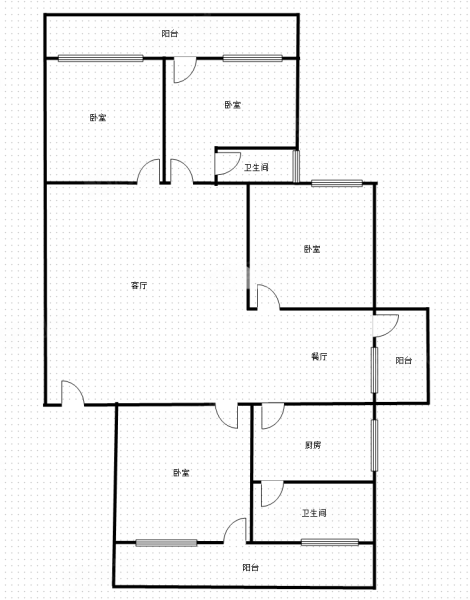 寓隆公寓4室2厅2卫147.24㎡南125万