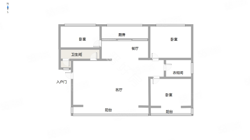 凤鸣小区3室2厅1卫148㎡南北158万