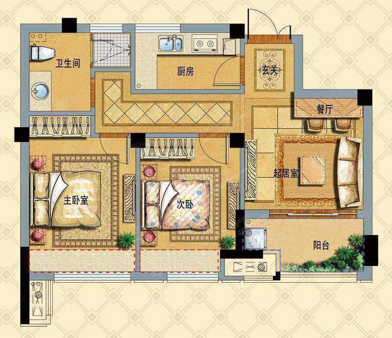 光耀悦江南4室2厅2卫141㎡南北118万