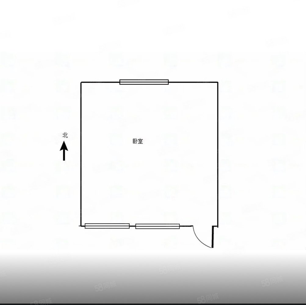 燈草胡同小區(qū)1室1廳1衛(wèi)15.6㎡南北182萬