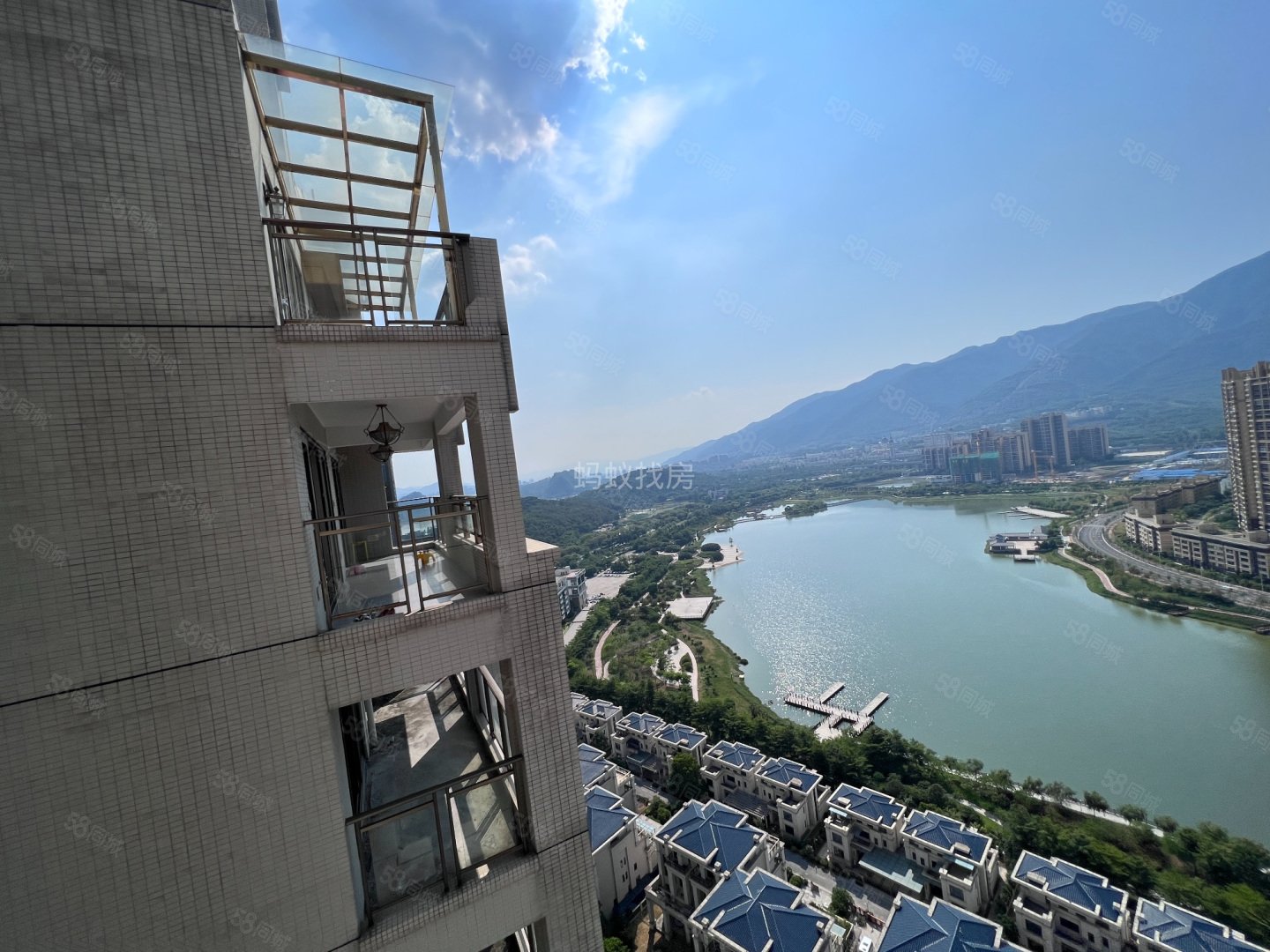 中空复式5房 海逸半岛 7米大厅 眺望北岭山,海逸半岛-肇庆58同城