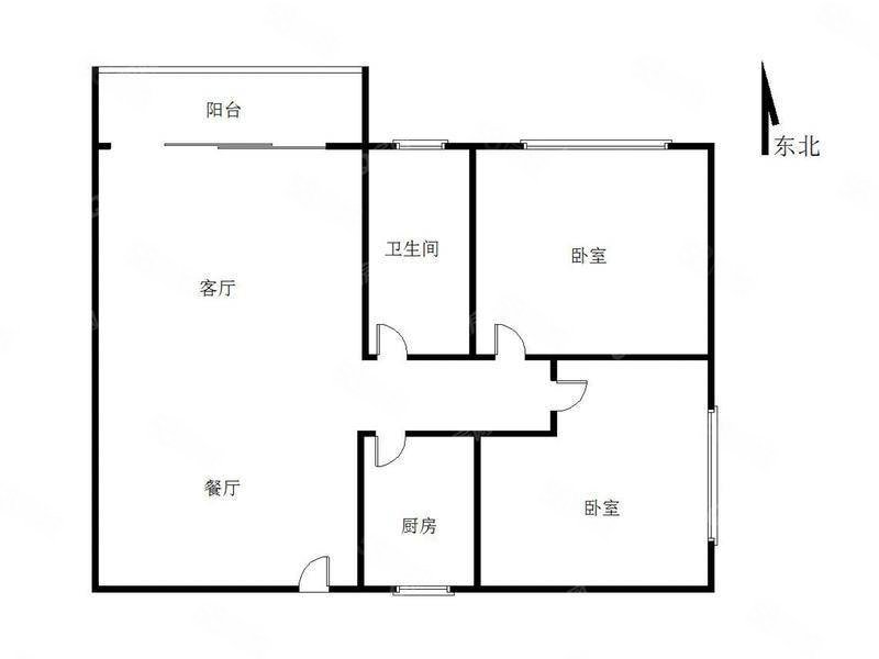 水晶之城4室2厅2卫63.06㎡南北280万