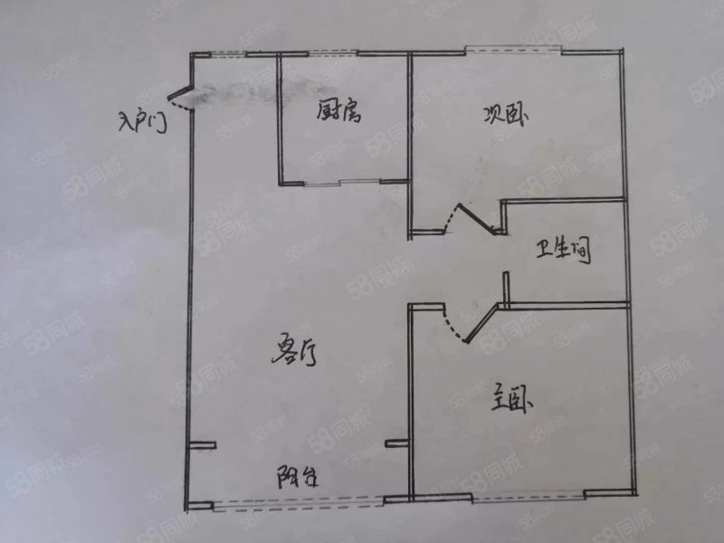 瑞辛小区2室2厅1卫110㎡南北47.8万