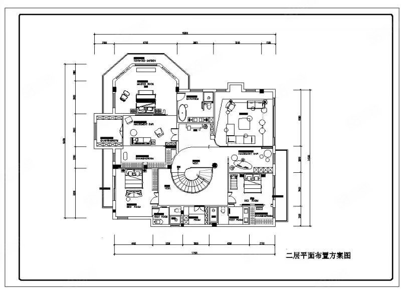 家景花园(别墅)5室2厅3卫282㎡南北680万