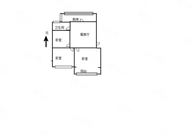 电机南厂生活区3室2厅1卫102.77㎡南北68万