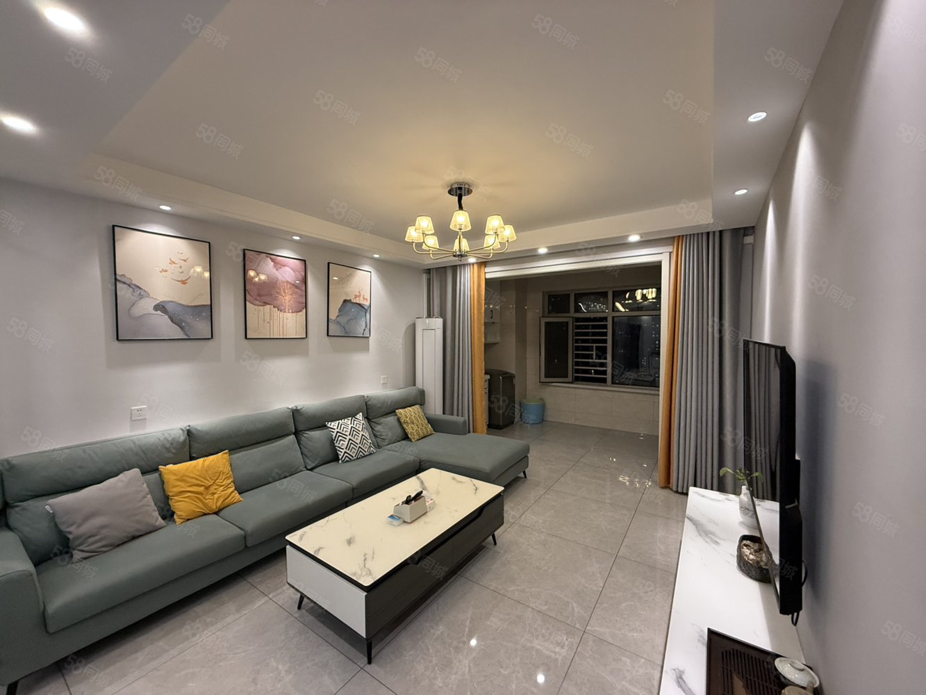 悦湖城3室2厅2卫143㎡南北91万