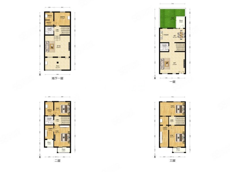 天鵝堡4室3廳4衛(wèi)247.03㎡南北830萬