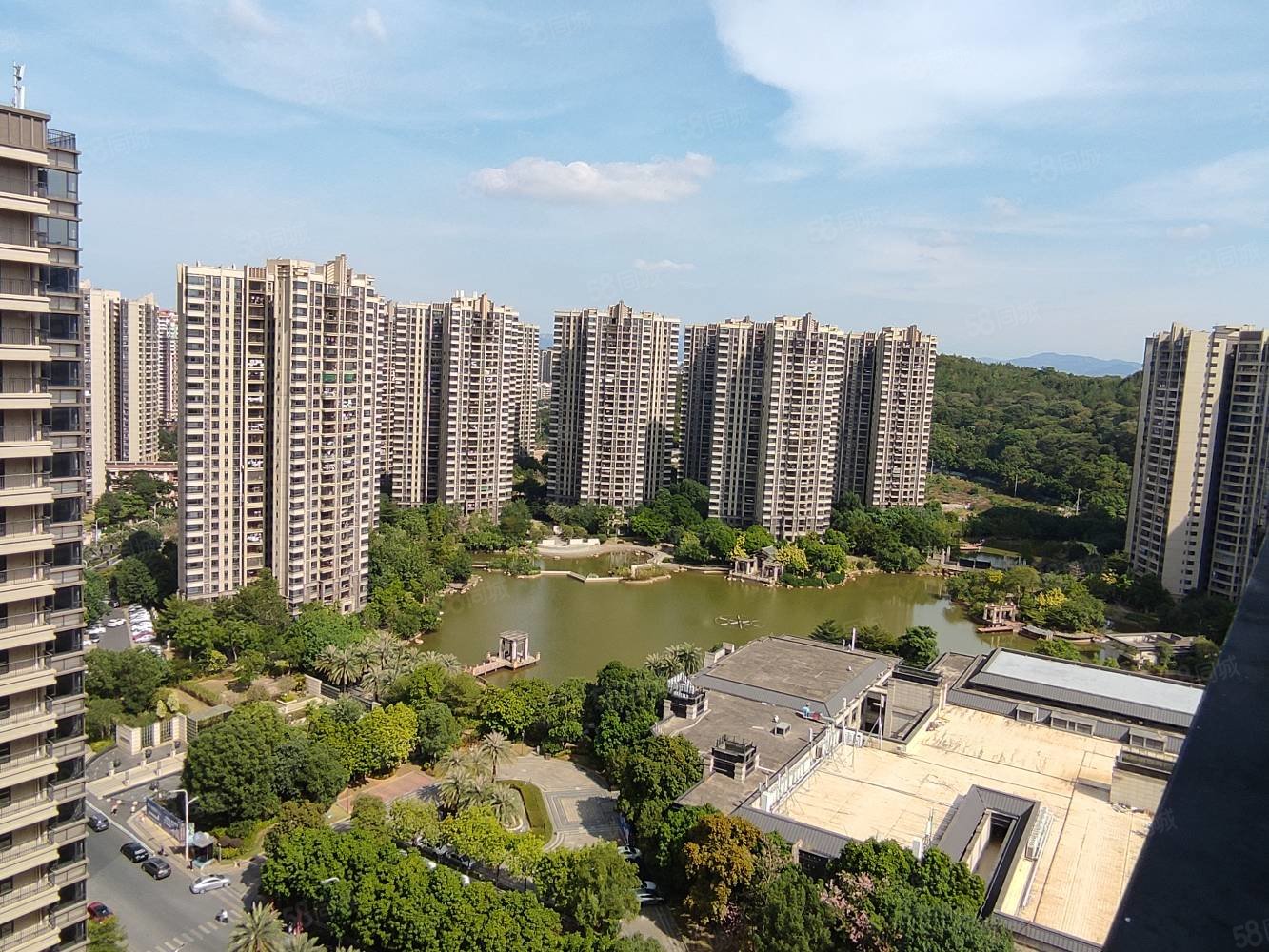 富力城三期湖景洋房,带入户花精装未住人,向花园,,富力城-梅州58同城