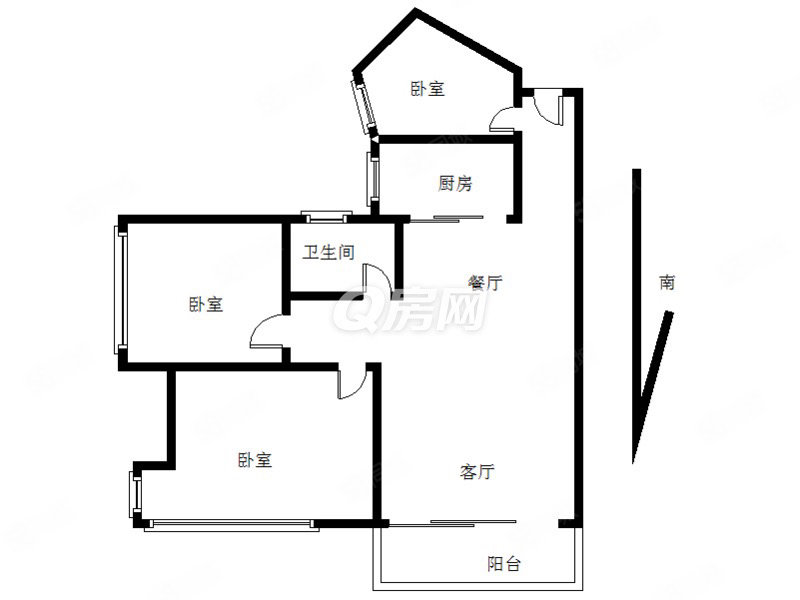 信义金御半山(三期)3室2厅1卫73.93㎡东南510万