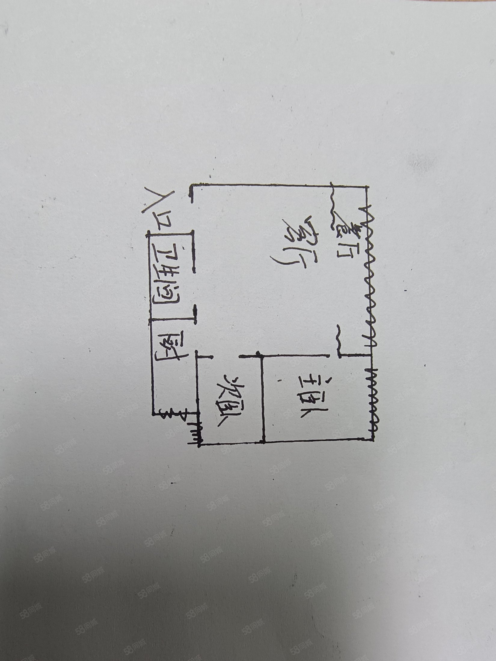 泰翔小区2室2厅1卫73㎡东南58万