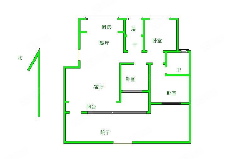 中通舜和嘉园3室2厅2卫130㎡南北140万