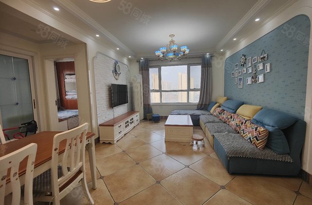 建设路花园路 亿丰超市旁 水晶丽城东区 精装三室带车位储藏室