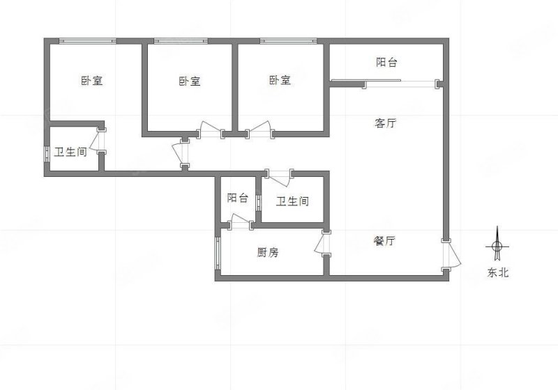 长嘉汇两江峯3室2厅2卫125.46㎡东278万