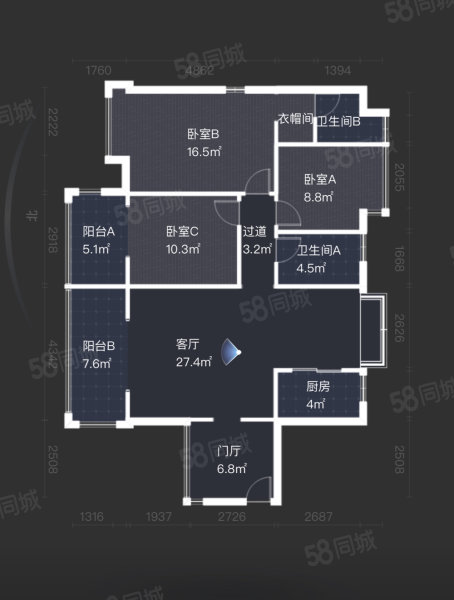 绿园小区3室2厅2卫109.82㎡南北175万