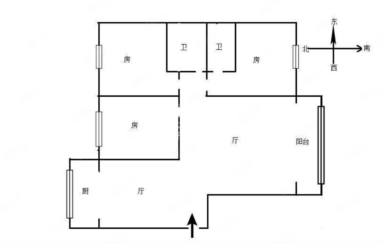 书香名郡(樟树)3室2厅2卫120㎡南北74.8万