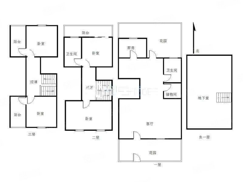 融创紫泉枫丹(二期)4室2厅2卫203㎡南北199.9万
