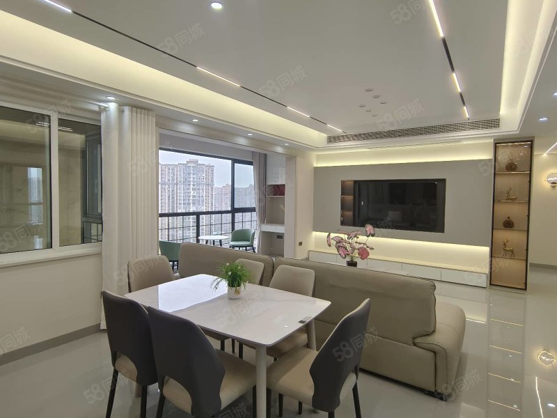 岳池精装四房 房东急售 龙庭御景 127盘 59.8万送车位