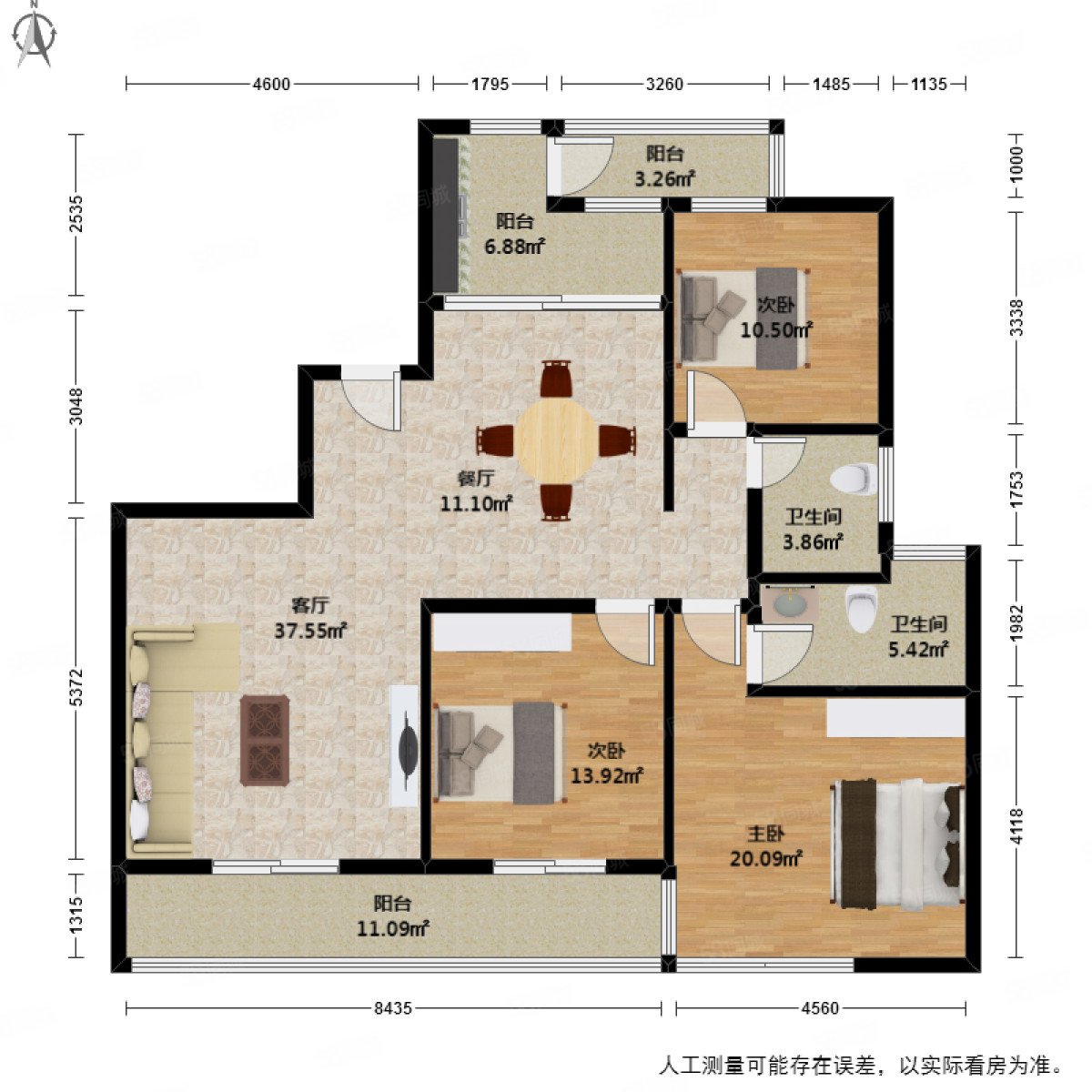 金基晓庐,精装修,有地暖,全明户型