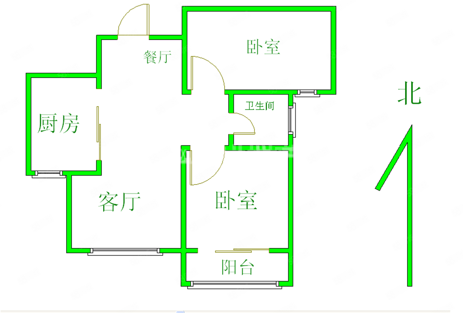 高新容园户型图图片