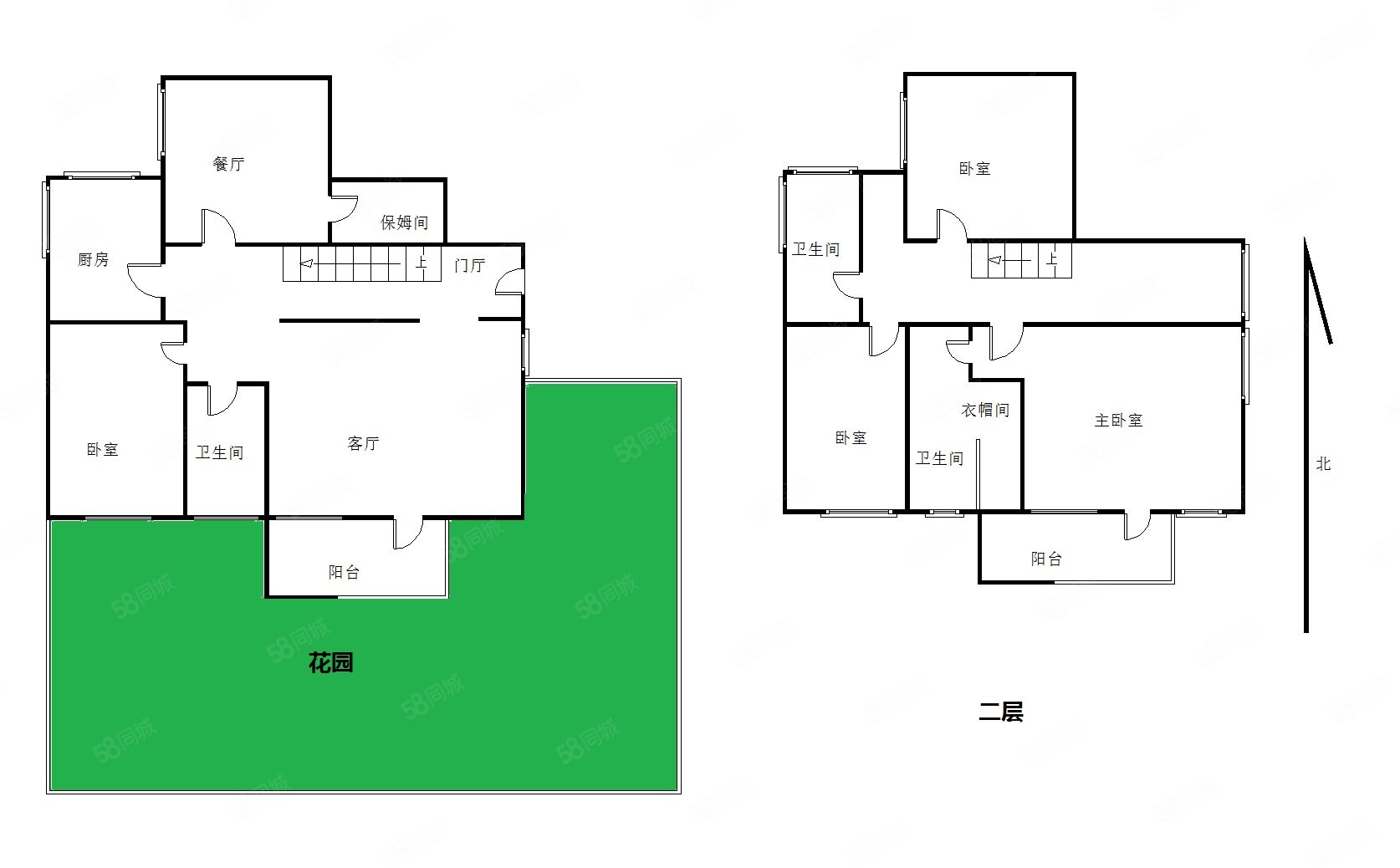 西山美墅馆 三卧朝南下叠拼别墅 一层 带老人房