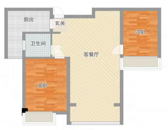 天场瑞府3室2厅2卫145㎡南北99万