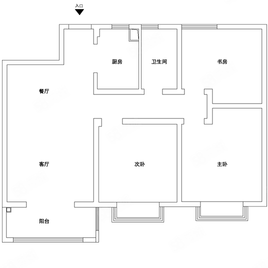 锦绣南山(大足)3室2厅2卫122㎡南76.8万