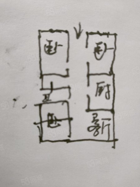 地矿局西院3室2厅1卫127.26㎡南北120万