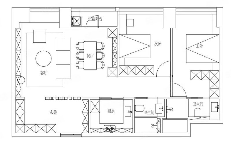 新虹桥捷运大厦2室2厅2卫151㎡南521万