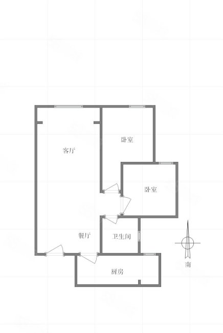 山千院东苑2室2厅1卫82.04㎡南77万