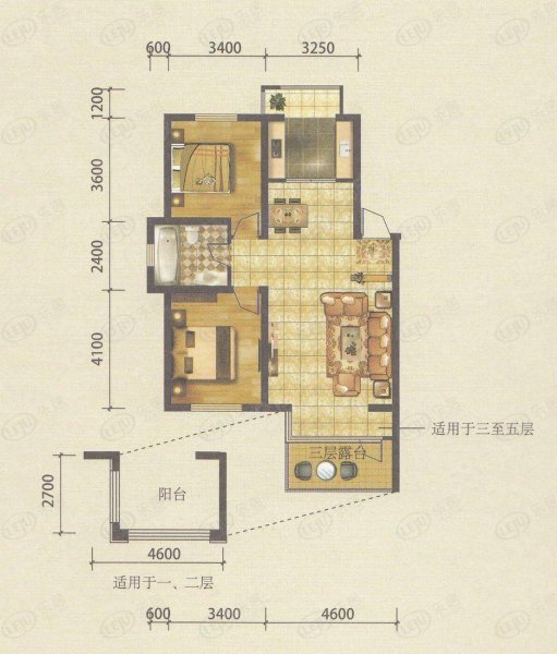 长安锦绣雅苑2室2厅1卫82㎡东南23万