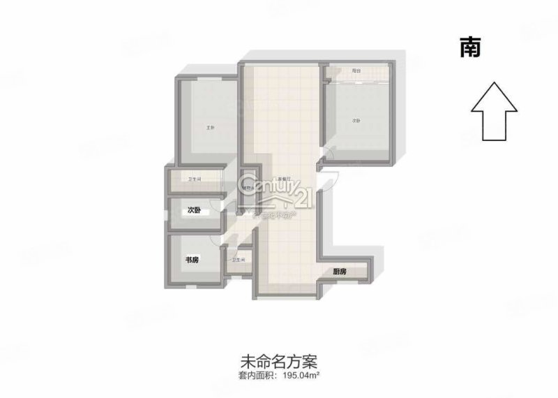 中梁首府壹号4室2厅2卫130.16㎡南北537万