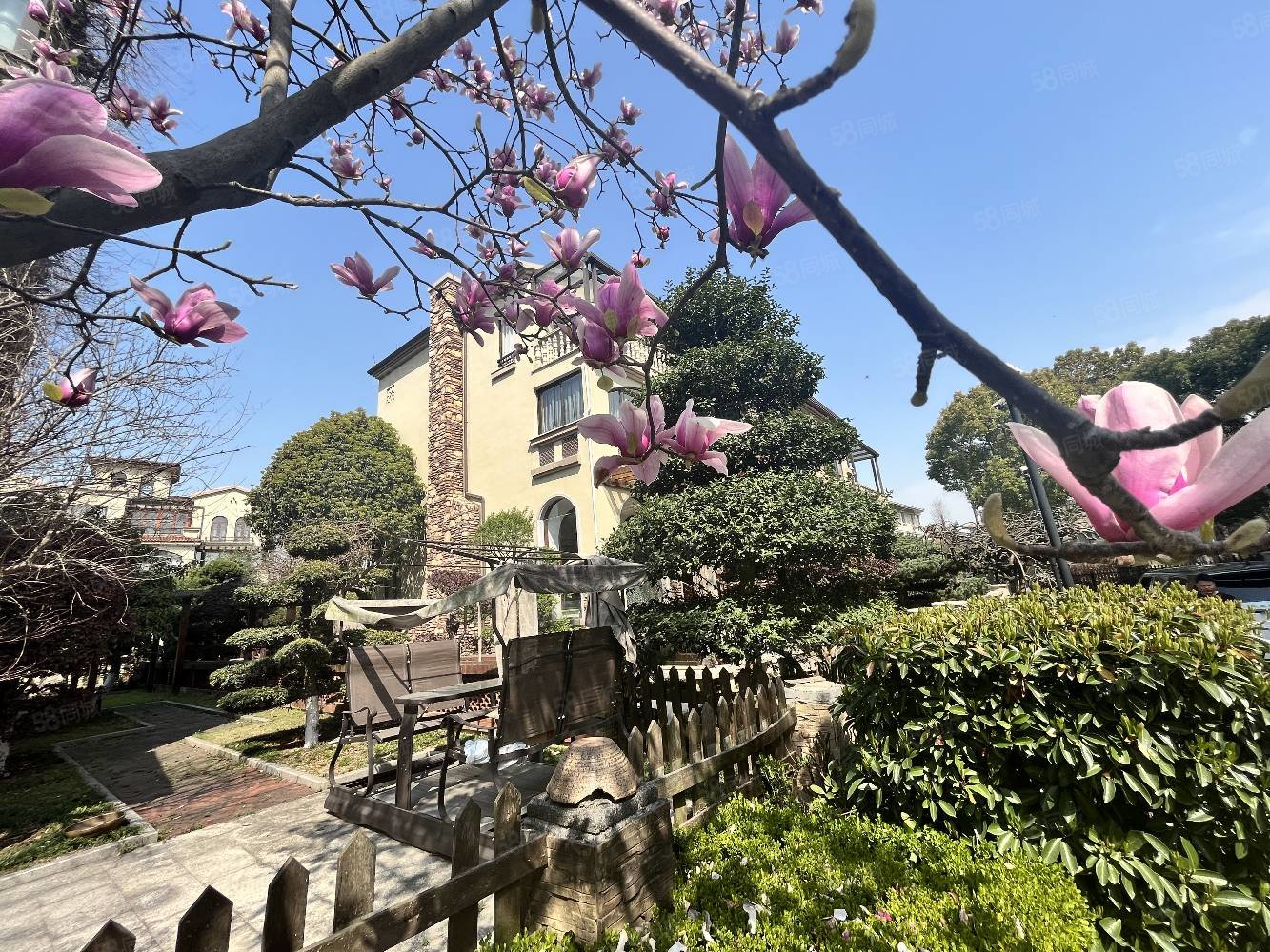 花园600平 图片里所见所得 一颗树几十万,天玺别墅(南区)-湖州58同城