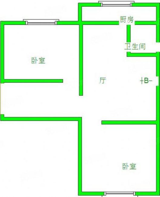 523厂小区2室1厅0卫60㎡南北60万