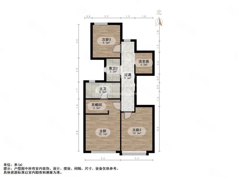 万科海右府(别墅)4室3厅4卫300㎡南北750万