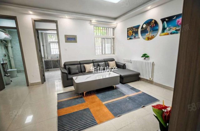 站前街洋房，孝心1楼精装，90平62万，两室两厅一卫