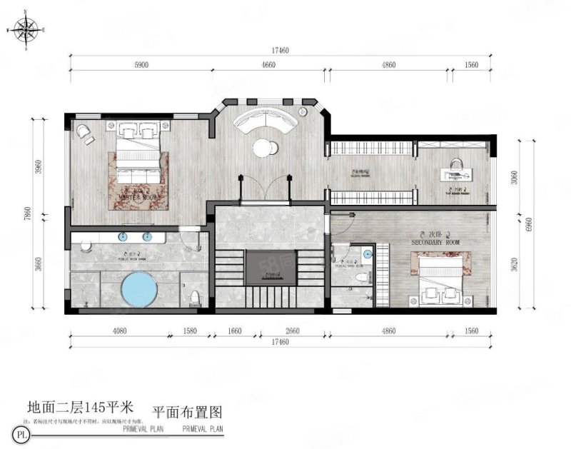 润恒御园8室3厅6卫348.63㎡南北8000万