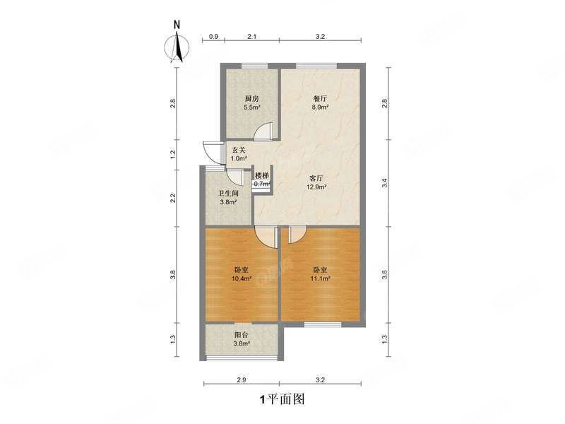 阳光小区(包河)2室2厅1卫76㎡南108万