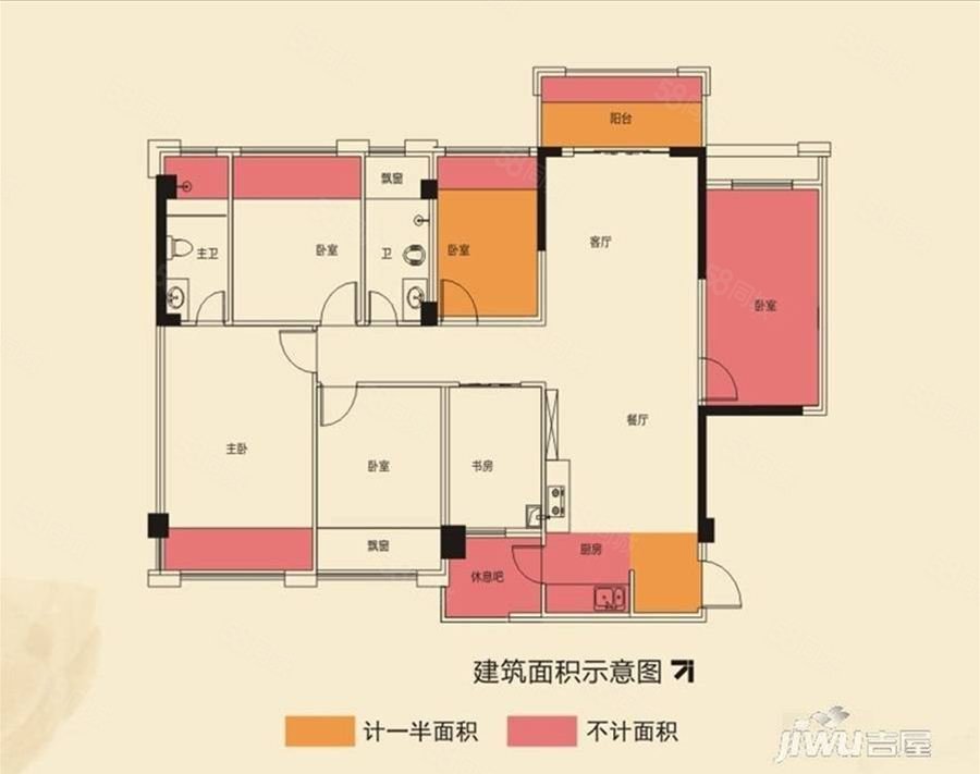 【10图】急急 可公积金 可谈 精装修五房时代茗城,时代茗城-南宁58