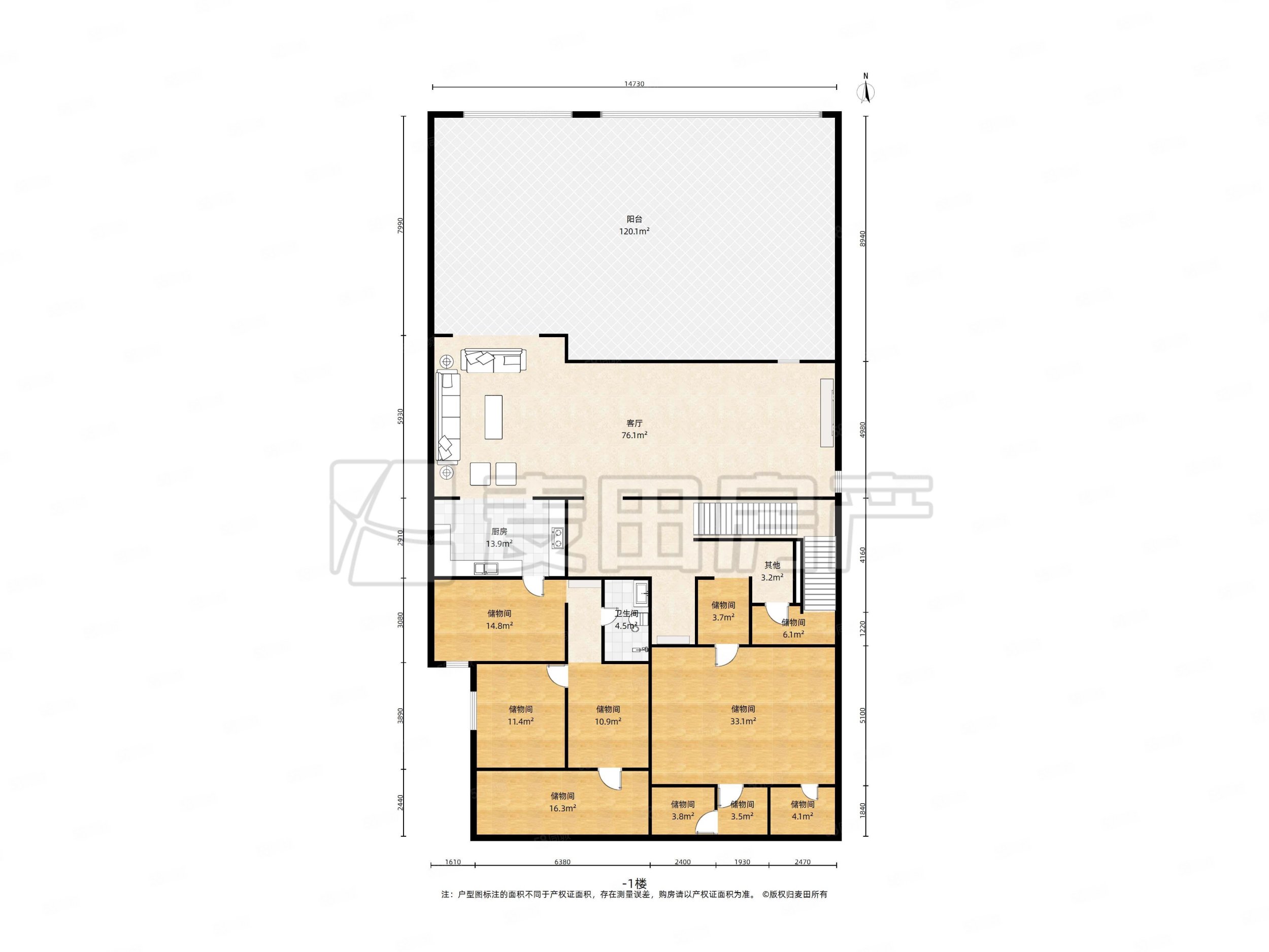 九章別墅4室3廳5衛(wèi)518.19㎡東南3900萬