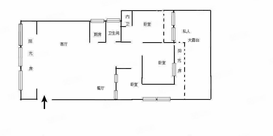 国际华城3室2厅2卫135.86㎡南320万