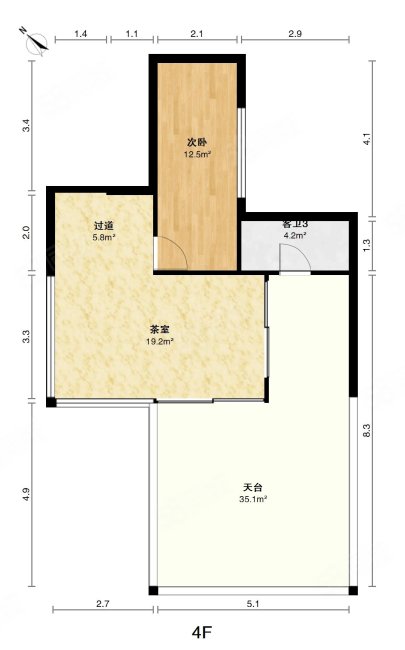 万科四季花城(别墅)4室2厅3卫160.35㎡南北860万