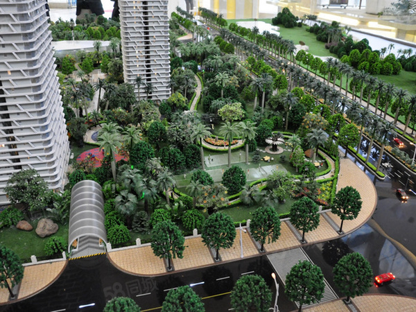 海域阳光一期规划沙盘