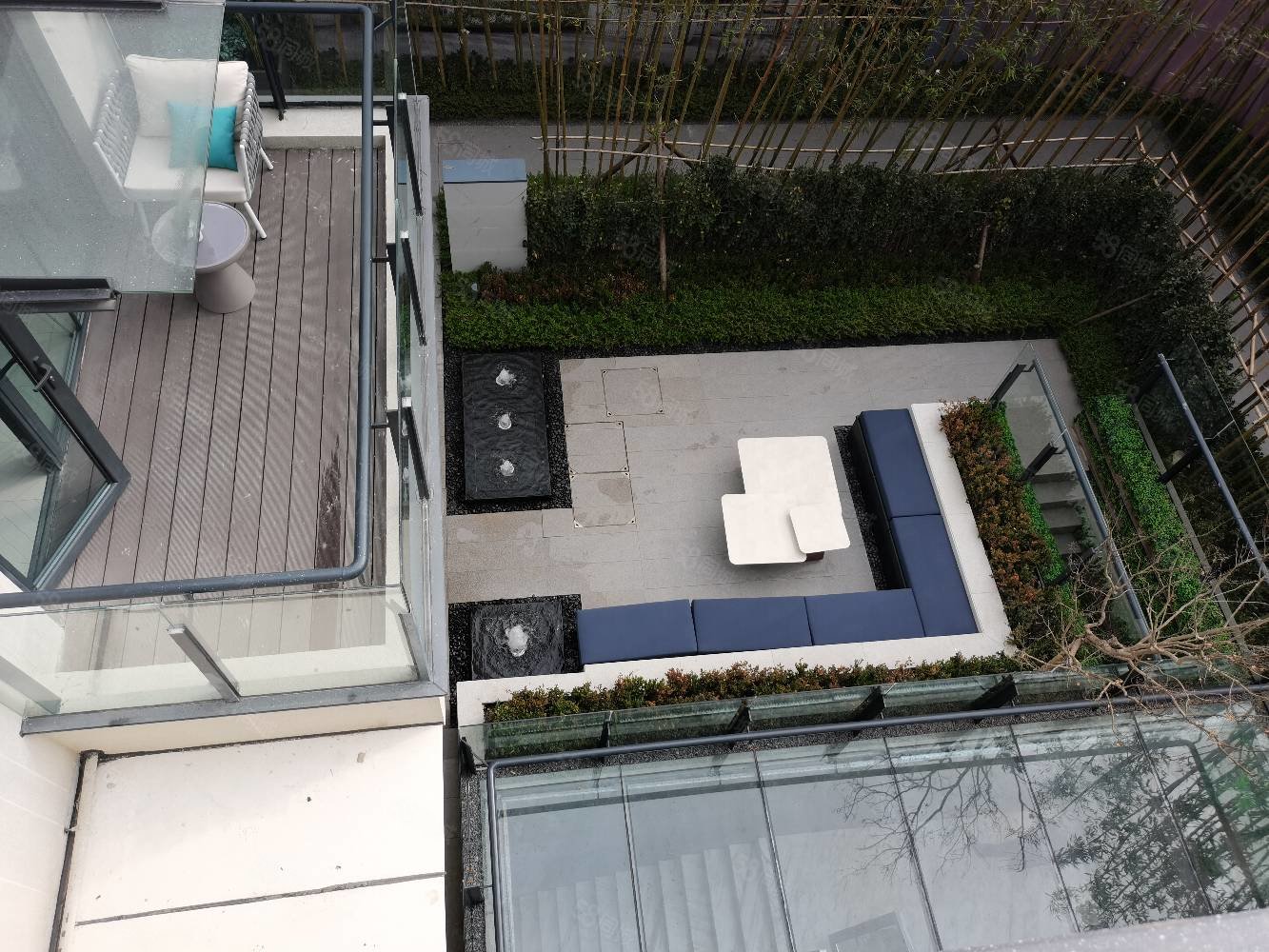 东滩云墅 合院户型 客厅地下室均有挑高 大花园住宅