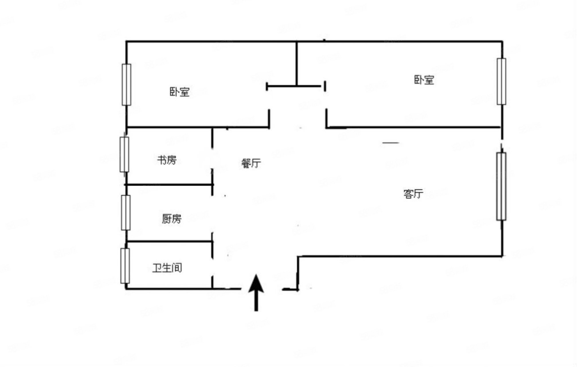 金色嘉苑春景园3室2厅1卫121㎡南62万