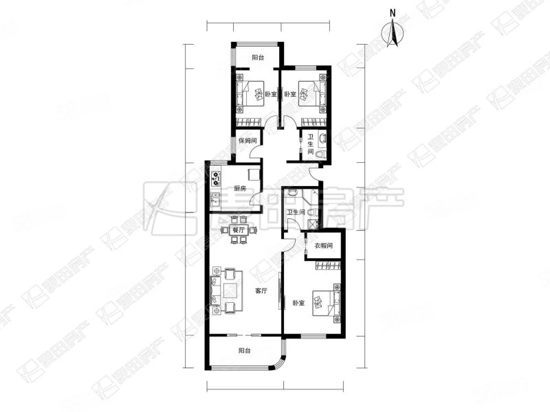 万泉新新家园4室2厅2卫175㎡南北3000万