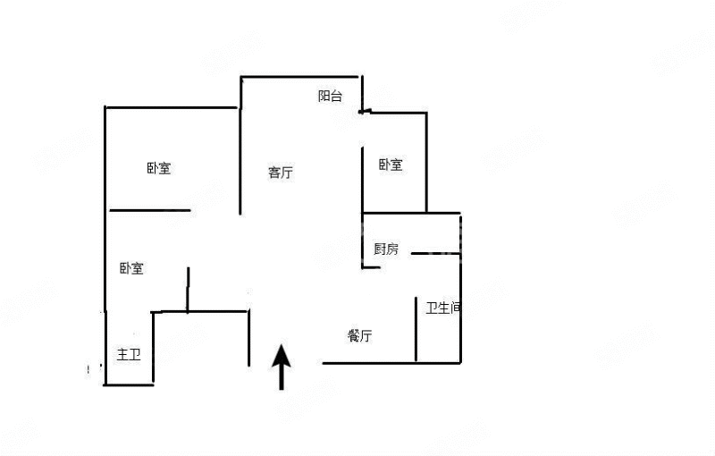 城市印象4室2厅2卫125.6㎡南75.8万