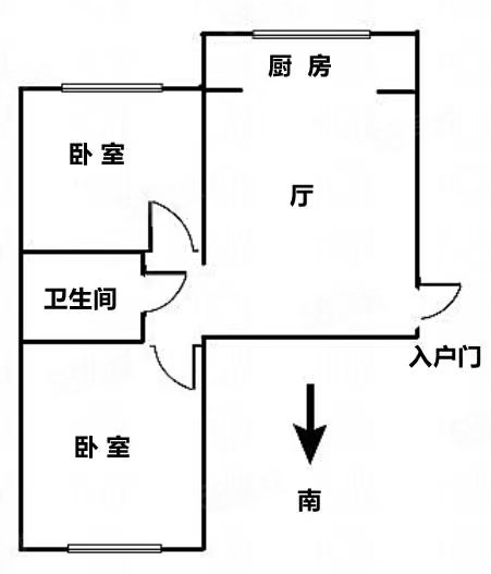 绿苑小区(金州)3室2厅2卫80㎡南北59万